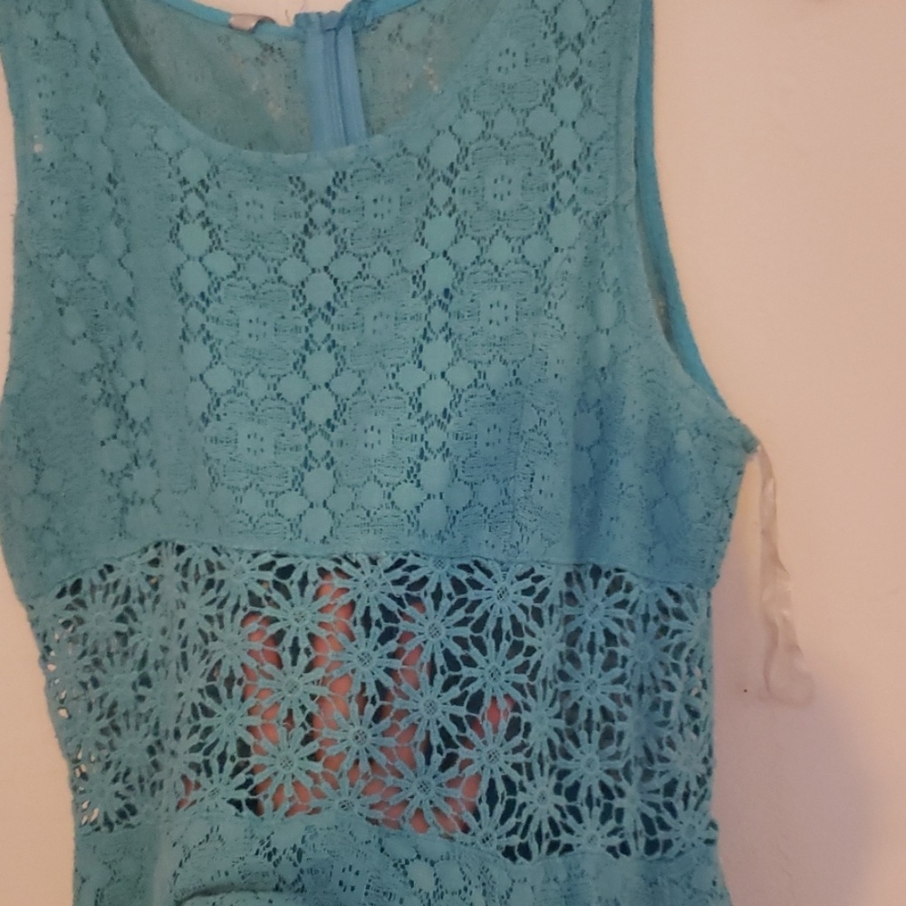 Blue dress